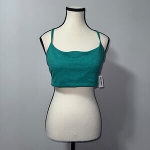 Old Navy Teal Cloudcomfy Go-Dry Sports Bra - Size Large
